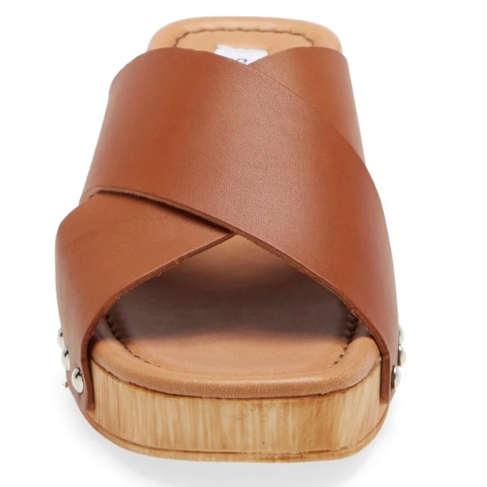 Steve Madden Women's Bryna wood clog Sandal - Picture 2 of 8